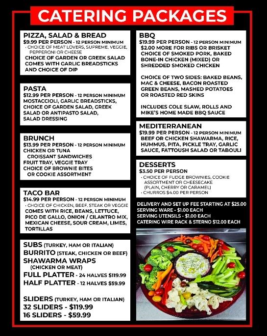 Mike's Pizza and Catering Menu image 3